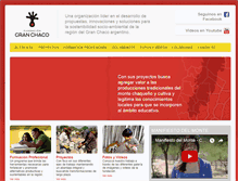 Tablet Screenshot of gran-chaco.org